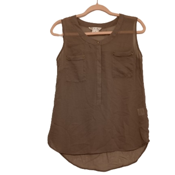 Corso Como Tops - Como Sheer Sleeveless Top